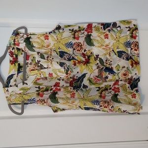 Talbot's sleeveless tropical top